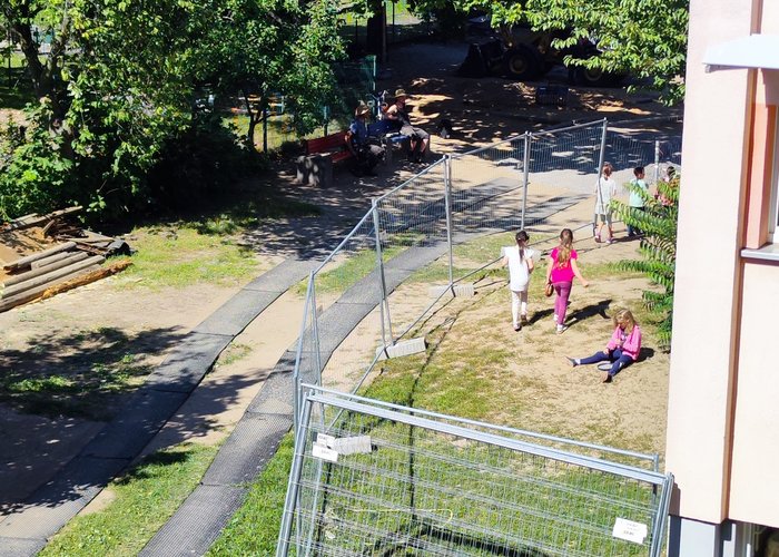 Neugestaltung des Schulhofs